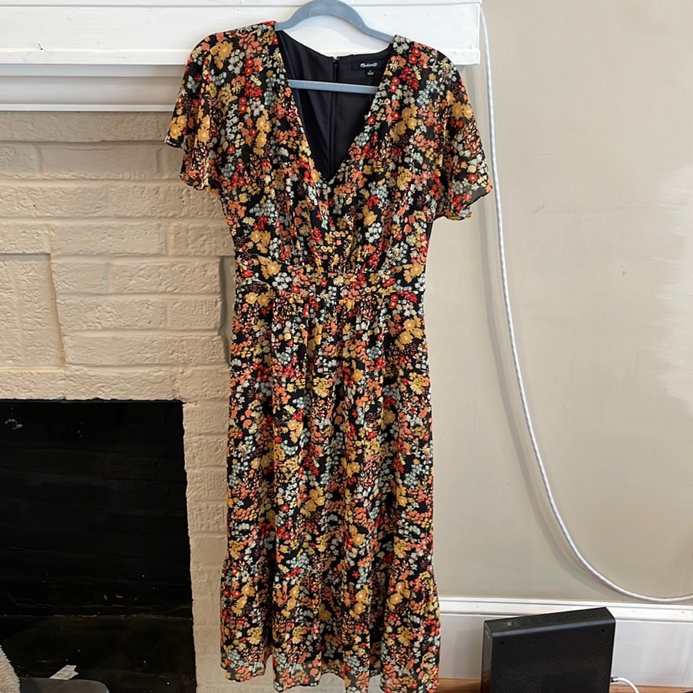 Madewell floral print dress - women’s size 0